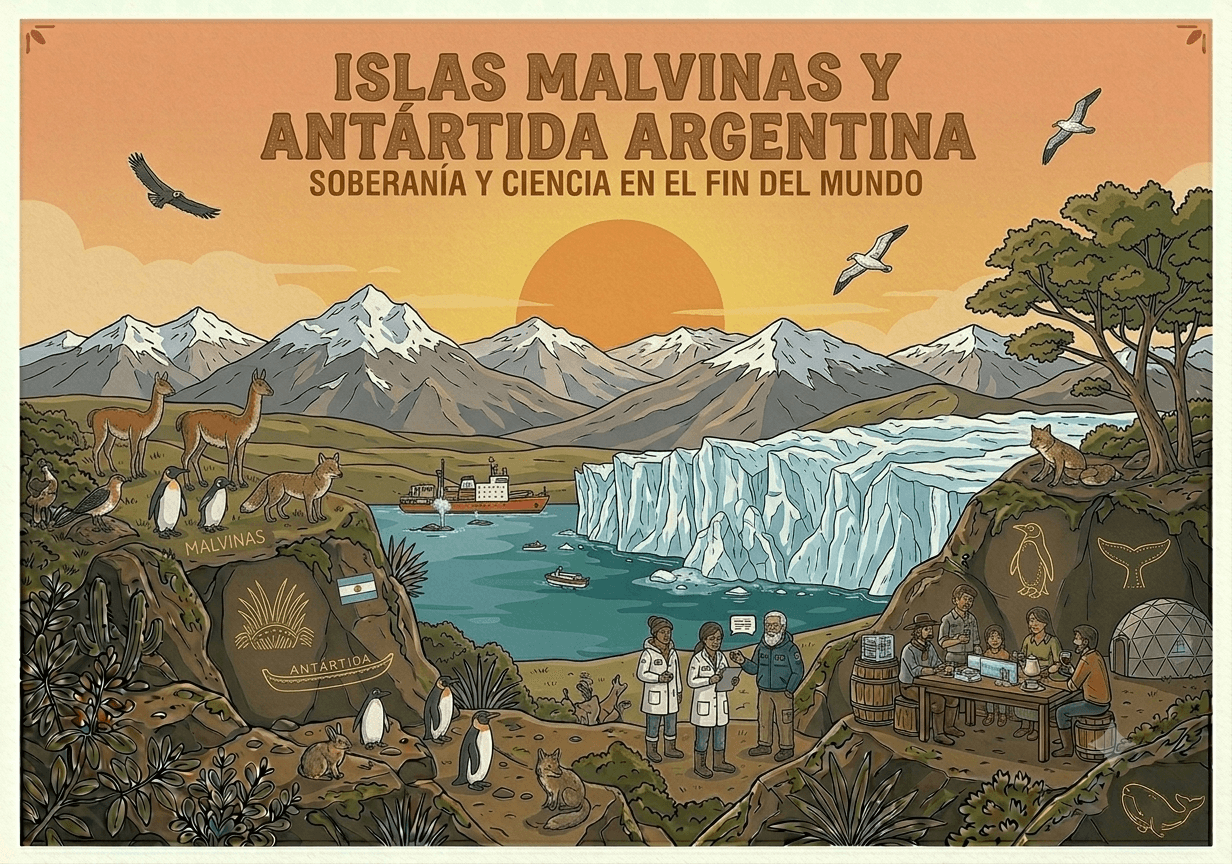 ISLAS MALVINAS Y ANTÁRTIDA ARGENTINA